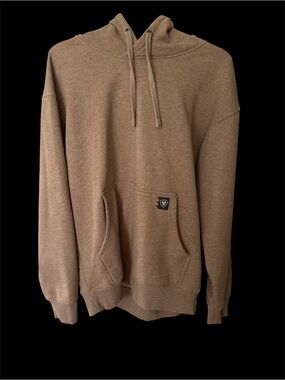 Ariat Rebar Tan Fleece-Lined Pullover Hoodie
